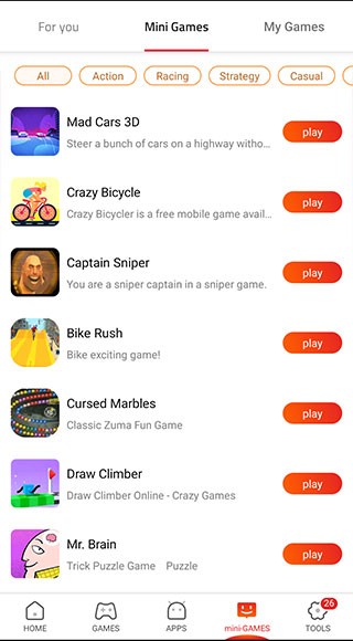 9Apps 截图：screen-games