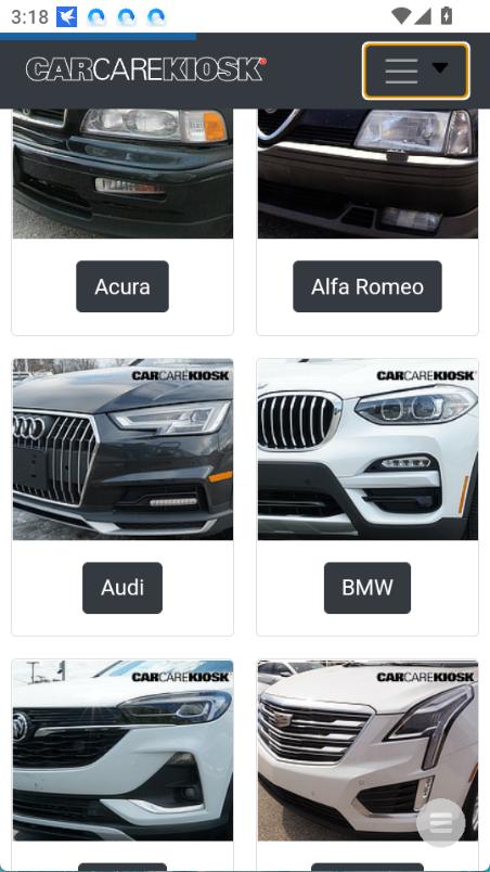 carcarekiosk 截图：shot-brands