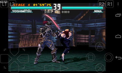 ePSXe 截图：shot-fighting