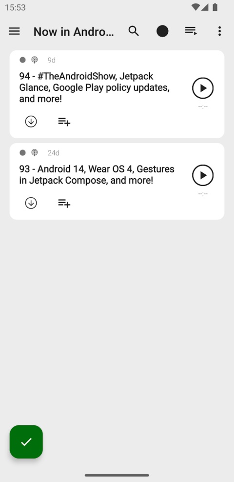 FeedMe 截图：feedme-podcast