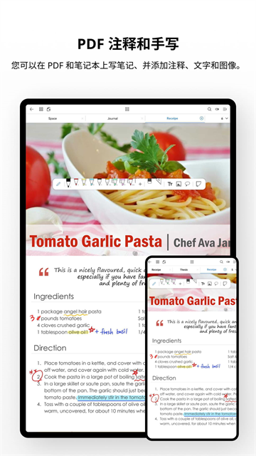 Flexcil 截图：annotate