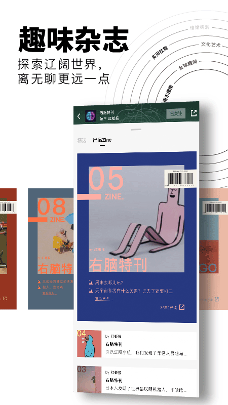 flipboard 截图：zine-magazines