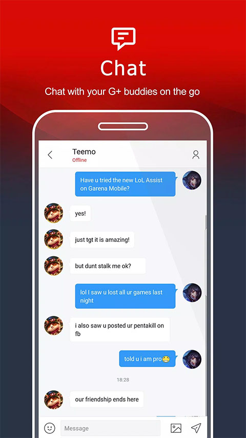 Garena 截图：shot-chat