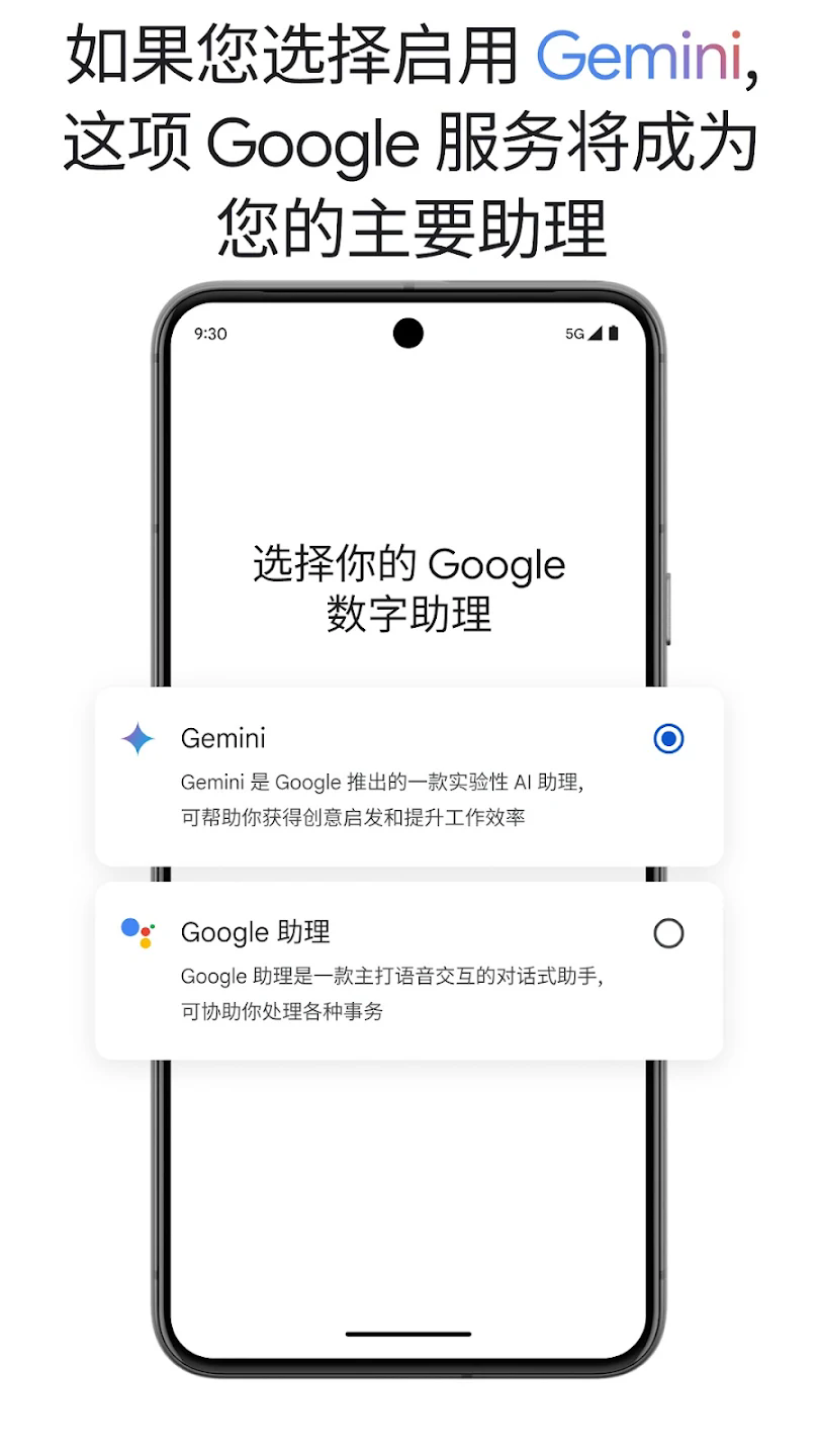GoogleGemini 截图：app-assistant