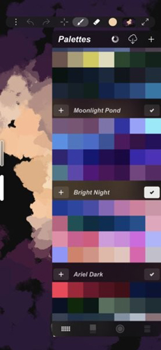 iArtbook 截图：shot-palettes