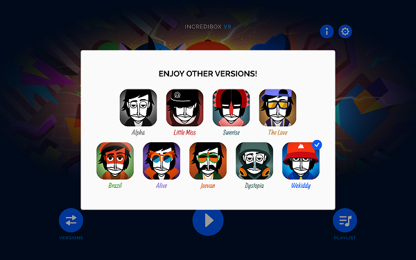 Incredibox 截图：version-picker