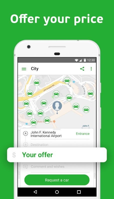 indrive 截图：shot-bid