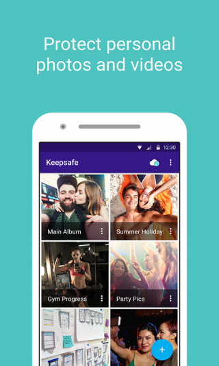 keepsafe 截图：shot-vault