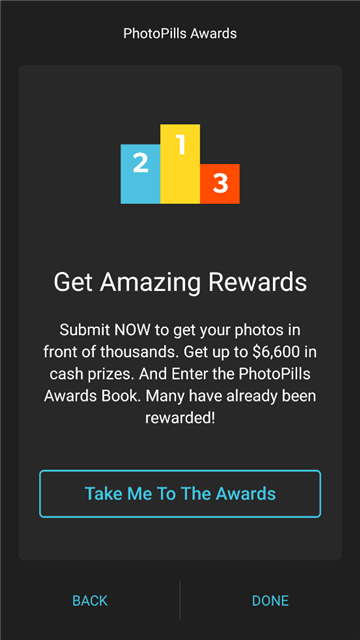 photopills 截图：awards