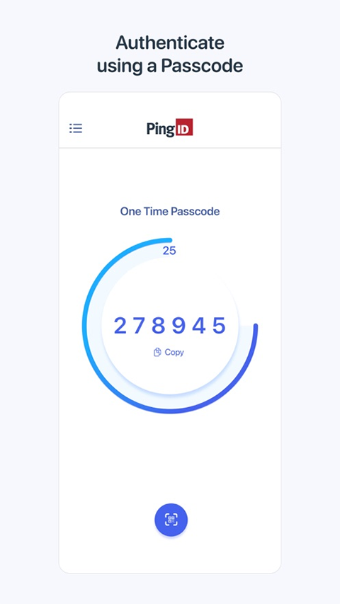 PingID 截图：otp-480x853