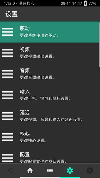 retroarch 截图：shot-settings
