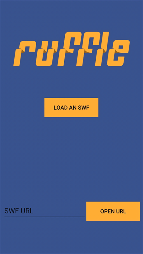 ruffle 截图：app-home
