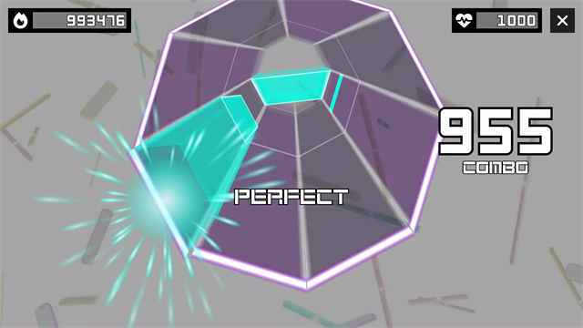 Sonolus 截图：gameplay-cyan