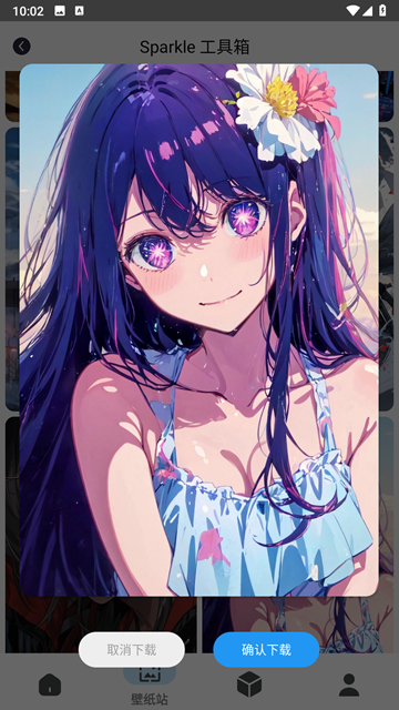 Sparkle 截图：shot-wallpaper-set