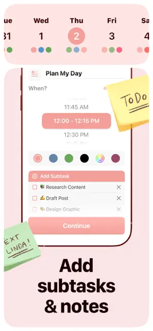 Structured 截图：subtasks