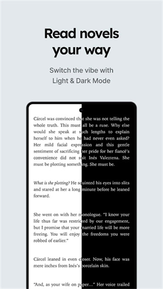 Tappytoon 截图：novel-modes