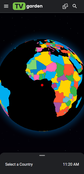 tv garden 截图：shot-globe