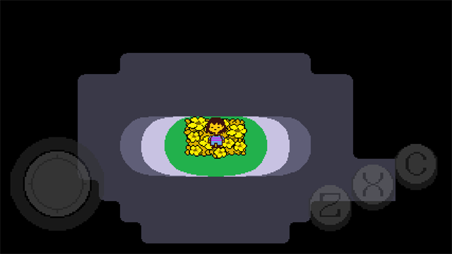 undertale 截图：flowerbed