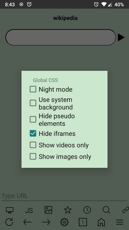 uWeb 截图：shot-styles