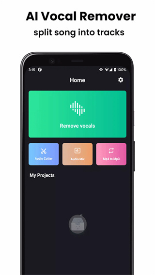 VocalRemover 截图：shot-home