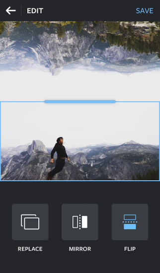 Layout 截图：edit-mirror